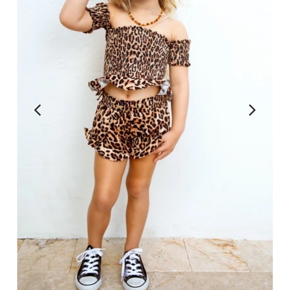 Peixoto kids leopard Wild One set - Picture 2 of 5